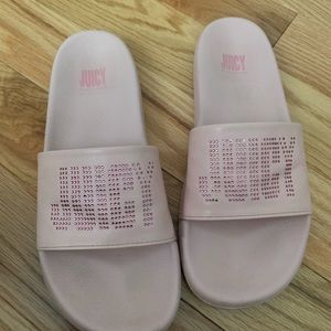 Juicy Couture slides